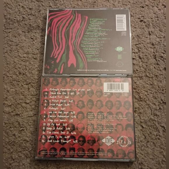 A Tribe Called Quest - Low End Theory & Midnight Marauders CDs PRE-OWNED - Picture 4 of 4